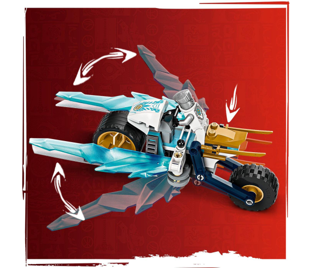 LEGO NINJAGO 71816 Lodowy motocykl Zane’a - 1248557 - zdjęcie 7